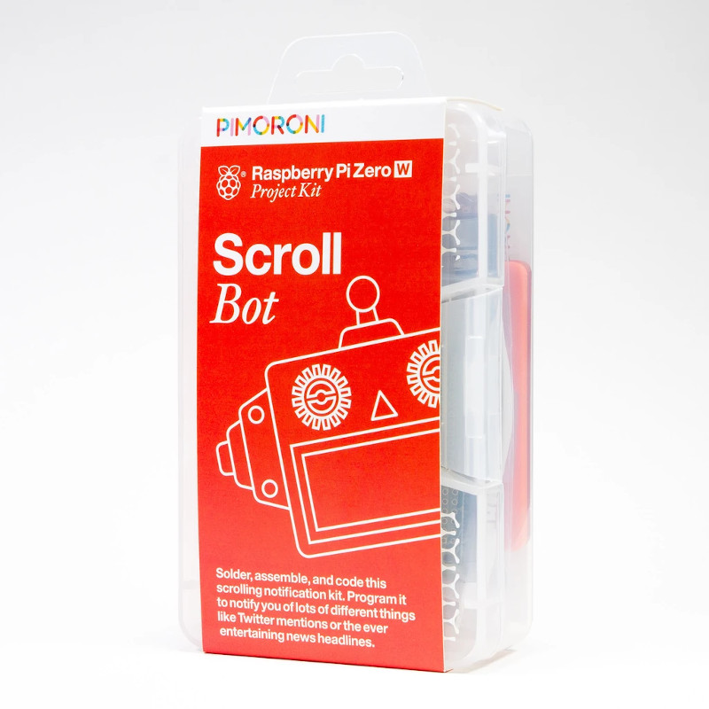 Pimoroni Scroll Bot - Pi Zero W Project Kit,