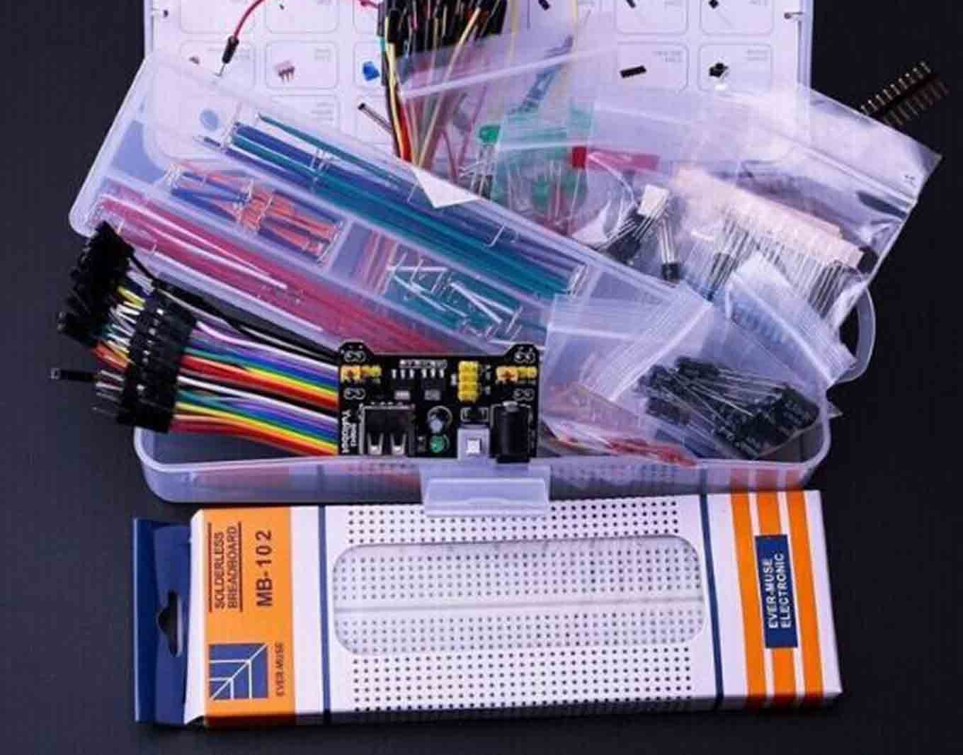 E23 Upgraded Electronics Fun Kit, for Arduino/Raspberry Pi/STM32