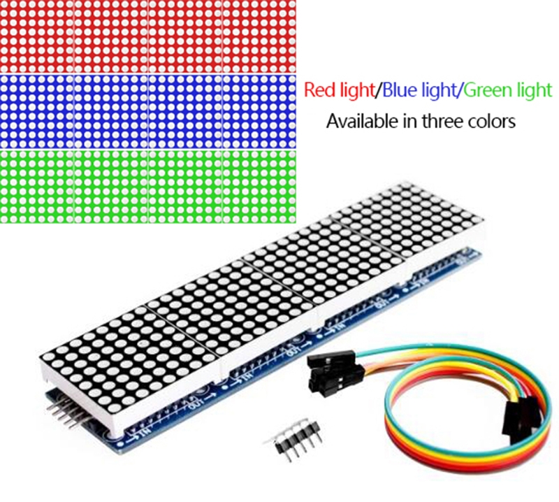 MAX7219 4-in-1 dot matrix module LED display