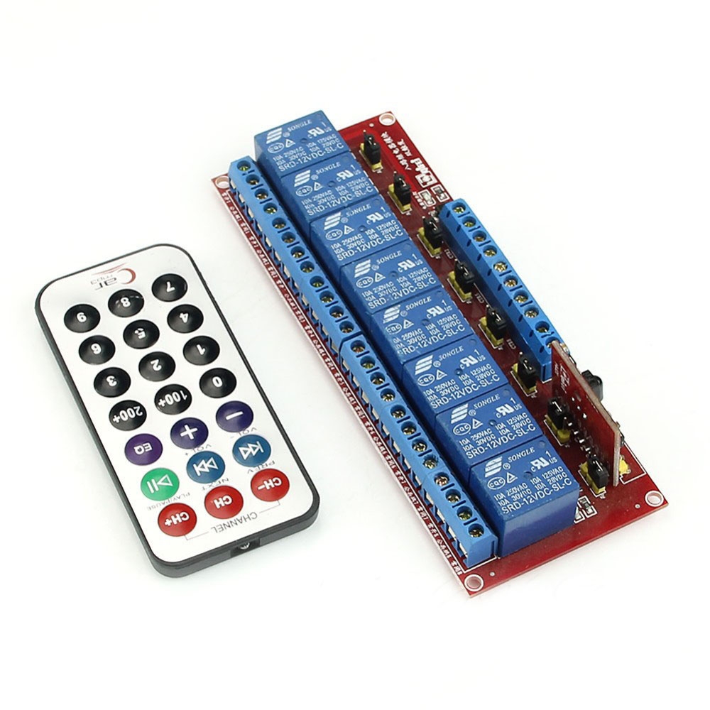1/2/8 channel Infrared Remote Control Relay Module