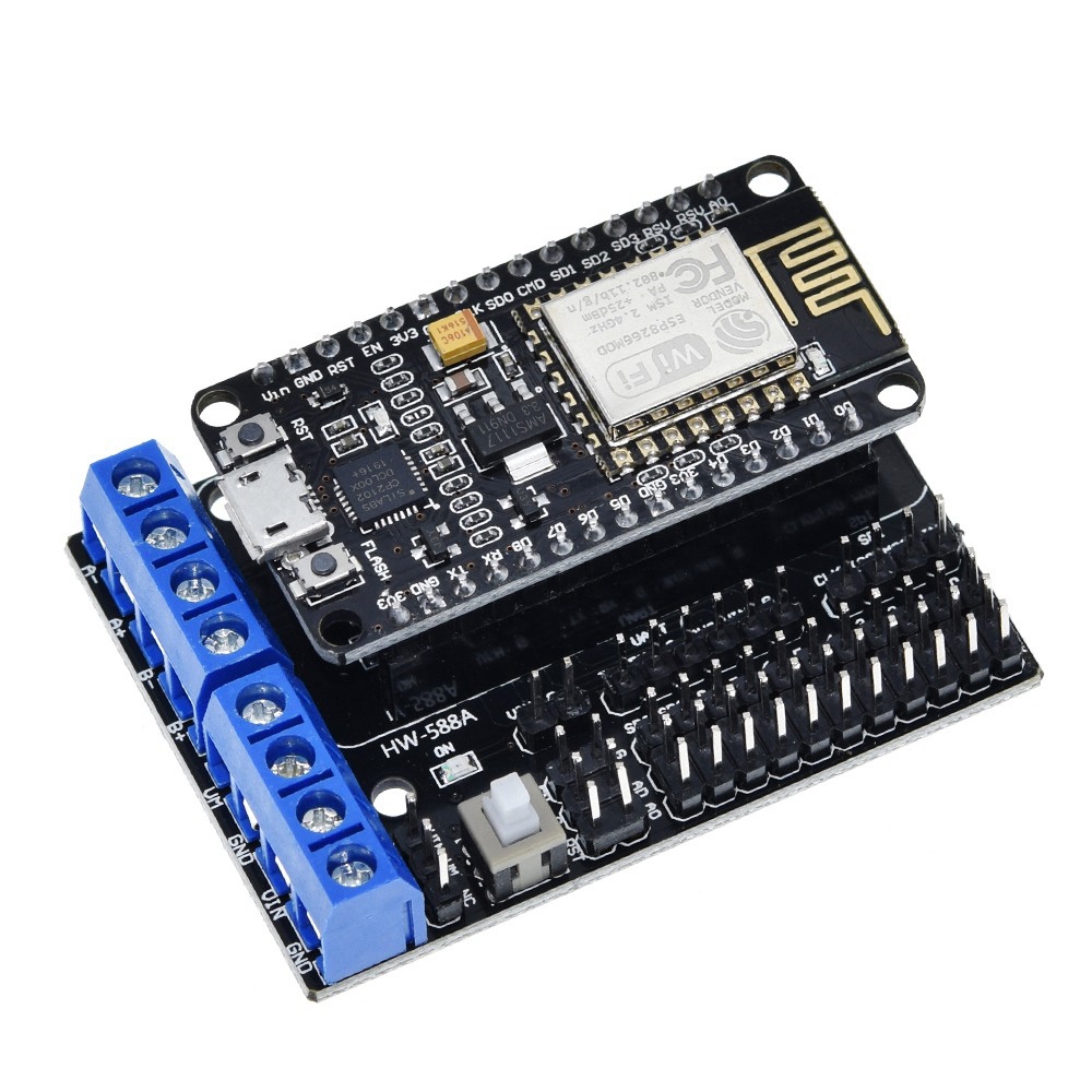 ESP12E Kit NodeMCU + Motor Shield