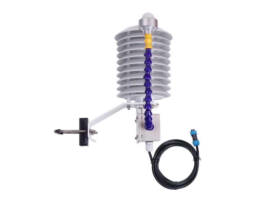 SenseCAP ORCH S4 4-In-1 Weather Sensors (A1B), Air Temperature/Humidity/Atmospheric Pressure/Light - with waterproof aviation connector 