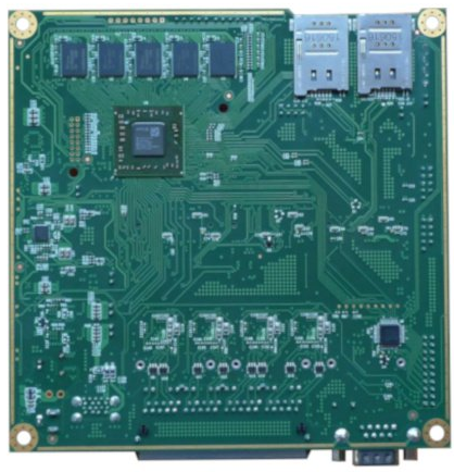 Back of Apu4d4 System Board