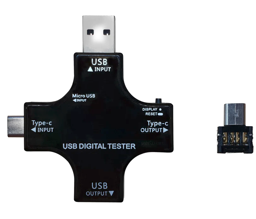 Rock Pi USB Power Meter with USB type-C, type-B, and Micro USB Port, RGB and Bluetooth