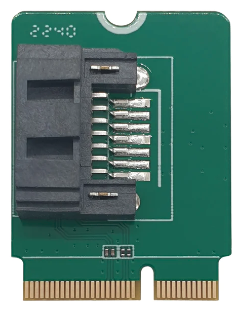 Rock Pi RADXA M.2 E Key to SATA Breakout Board