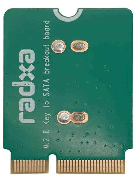 Rock Pi RADXA M.2 E Key to SATA Breakout Board