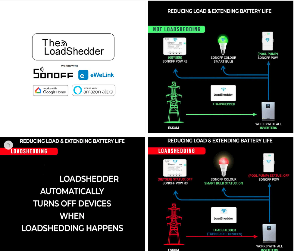 Sonoff LoadShedder Reducing Load