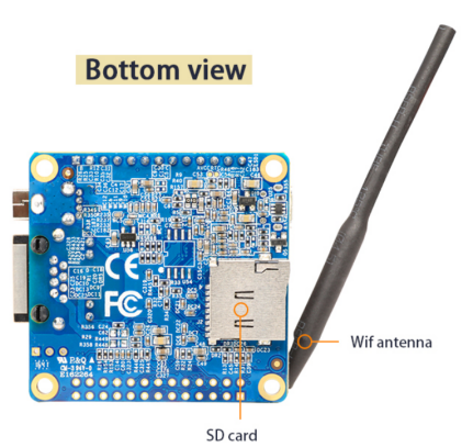 OrangePi Zero LTS Bottom Of Board