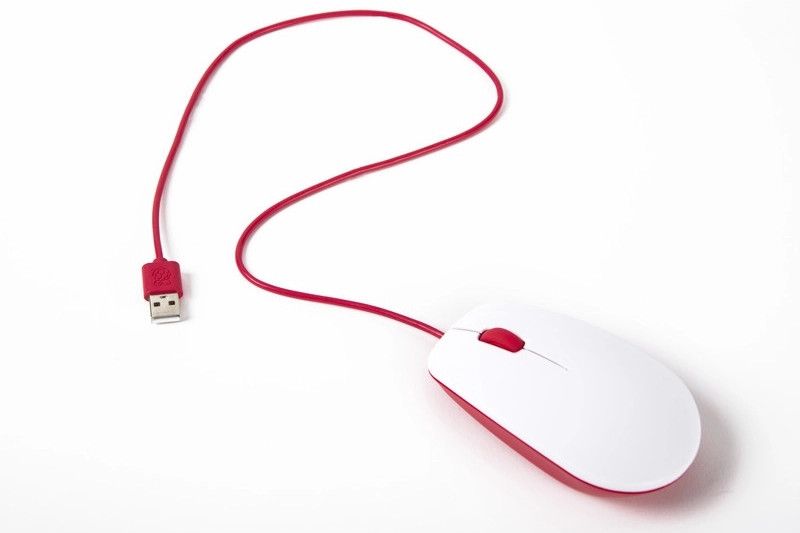 Raspberry Pi Official Mouse Red/White