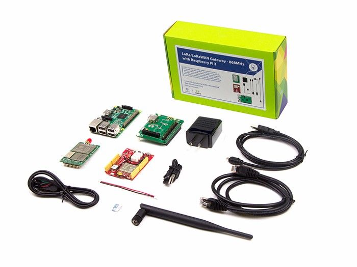 LoRa LoRaWAN Gateway - 868Mhz Kit with Raspberry Pi3