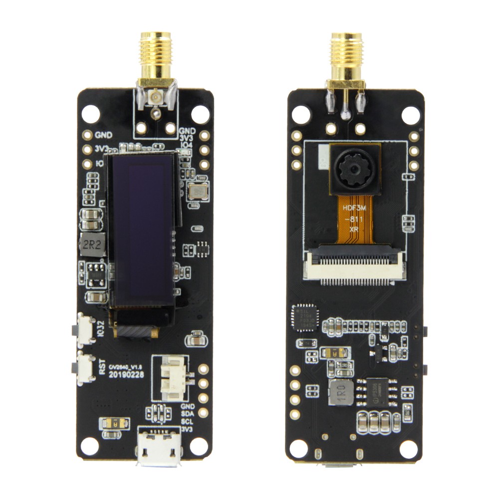 LILYGO TTGO T-Journal ESP32 Camera Module Development Board OV2640 Camera SMA Wifi 3dbi Antenna 0.91 OLED Camera Board