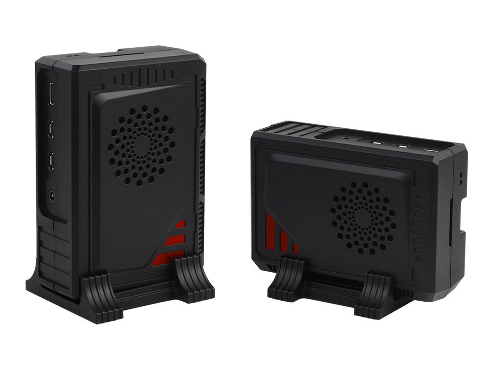 Spacecraft Style Pi 4 Case/Fabn/Dock