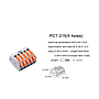 PCT-215 5 Pin Push Splice Cable Connector Conductor