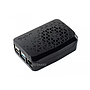 Black Poly+ Case For Raspberry Pi 4, With Dedicated MINI Cooling Fan
