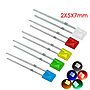 2x5x7mm Rectangular LED Assortment Pack (100-Piece Kit)