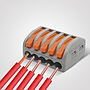 PCT-215 5 Pin Push Splice Cable Connector Conductor
